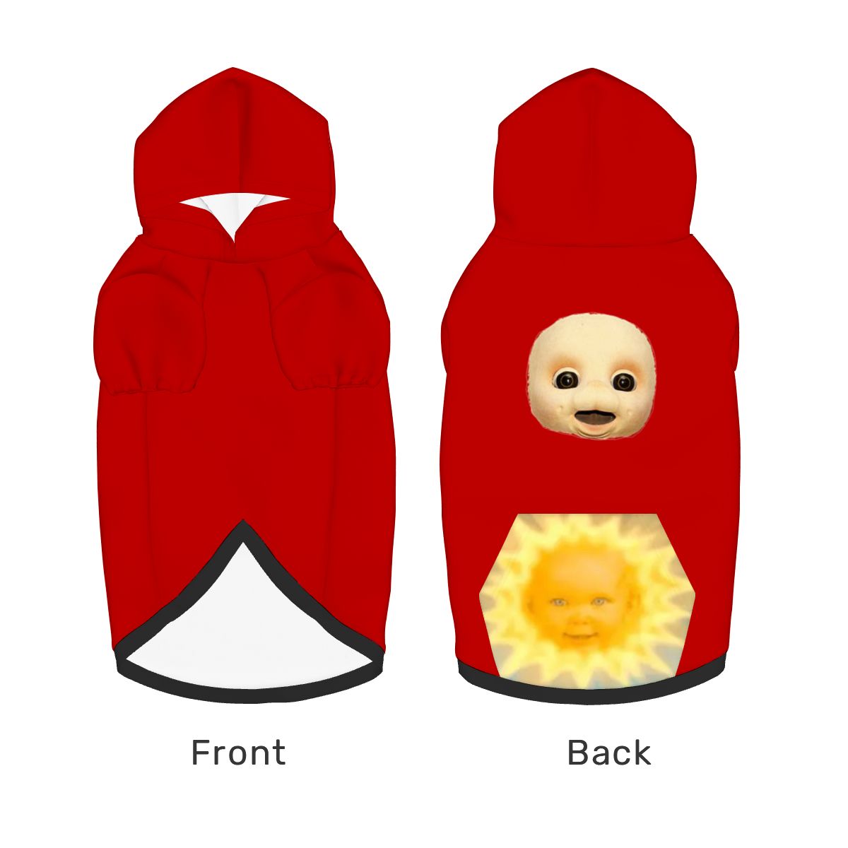 Po Teletubbies Red Dog Costume - Custom Pet Cosplay Attire, Halloween or Everyday Play, Retro dog Outfit