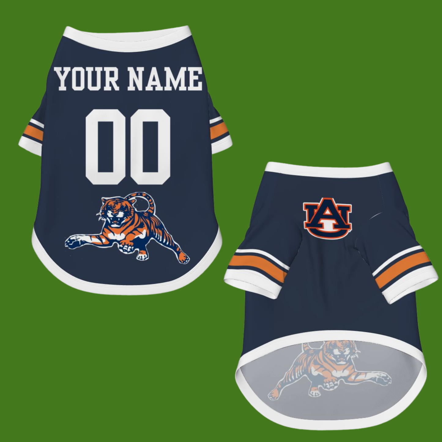 Be Ready for Tailgating. Auburn Football Fans Dog Hoodie ,Small War Eagles Tiger Team Apparel, Personalize Jersy for Your Dog and Your Tigers Fan