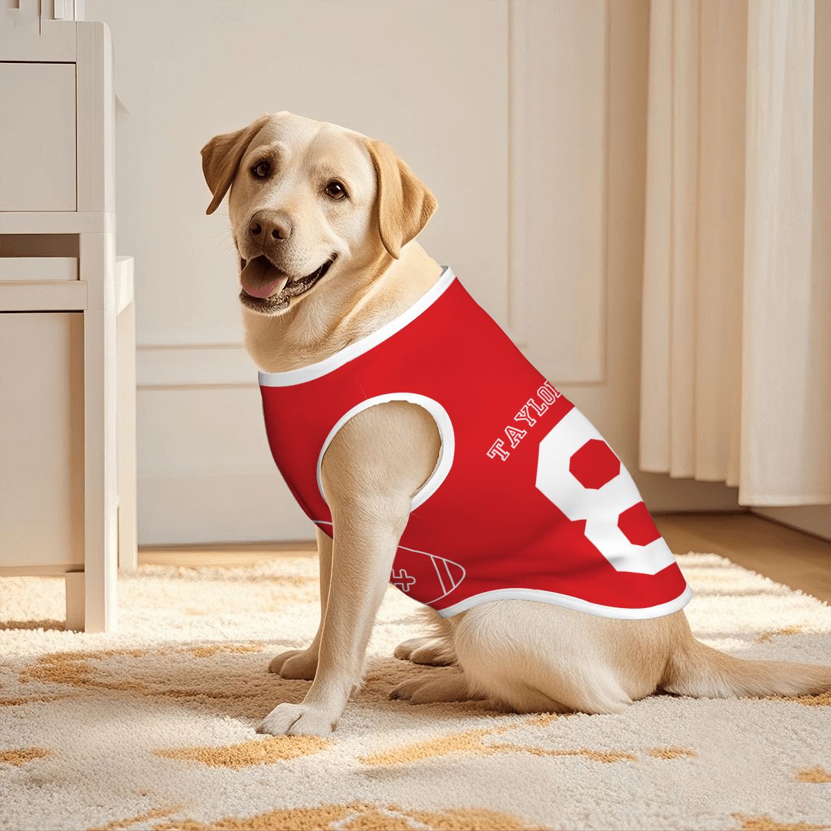 Kelcie's Taylor Swift Inspired Dog Shirt , Football Kelcie Swift Fan Jersey for Taylor's Boyfriend Lovers 87