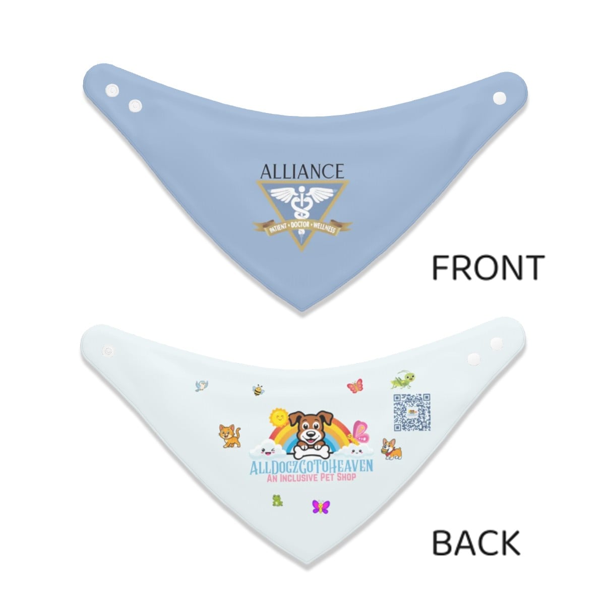 Personalized Pet Bandanas for Business Promotion - Email for Info!