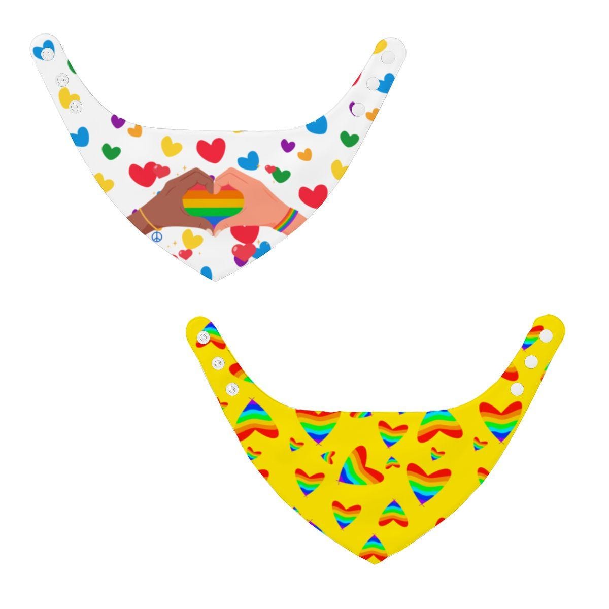 Small Dog Pride Pet Bandana, Fashionable Dog Bandana, Great Fashion for Walks in the Dog Park and to get a Pup Cup, A Must Have