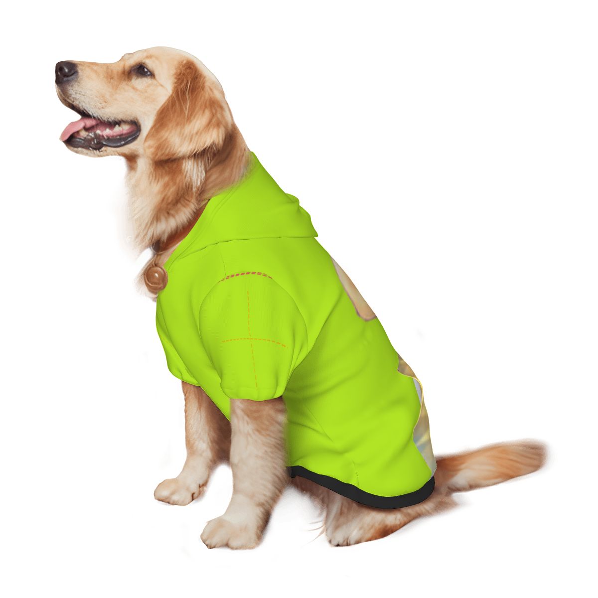 Cute Dipsy Green Teletubbies Dog Hoodie Costume, Retro PBS Show Shirt For Your Dog, a Halloween Must Have, Dipsy Cosplay,