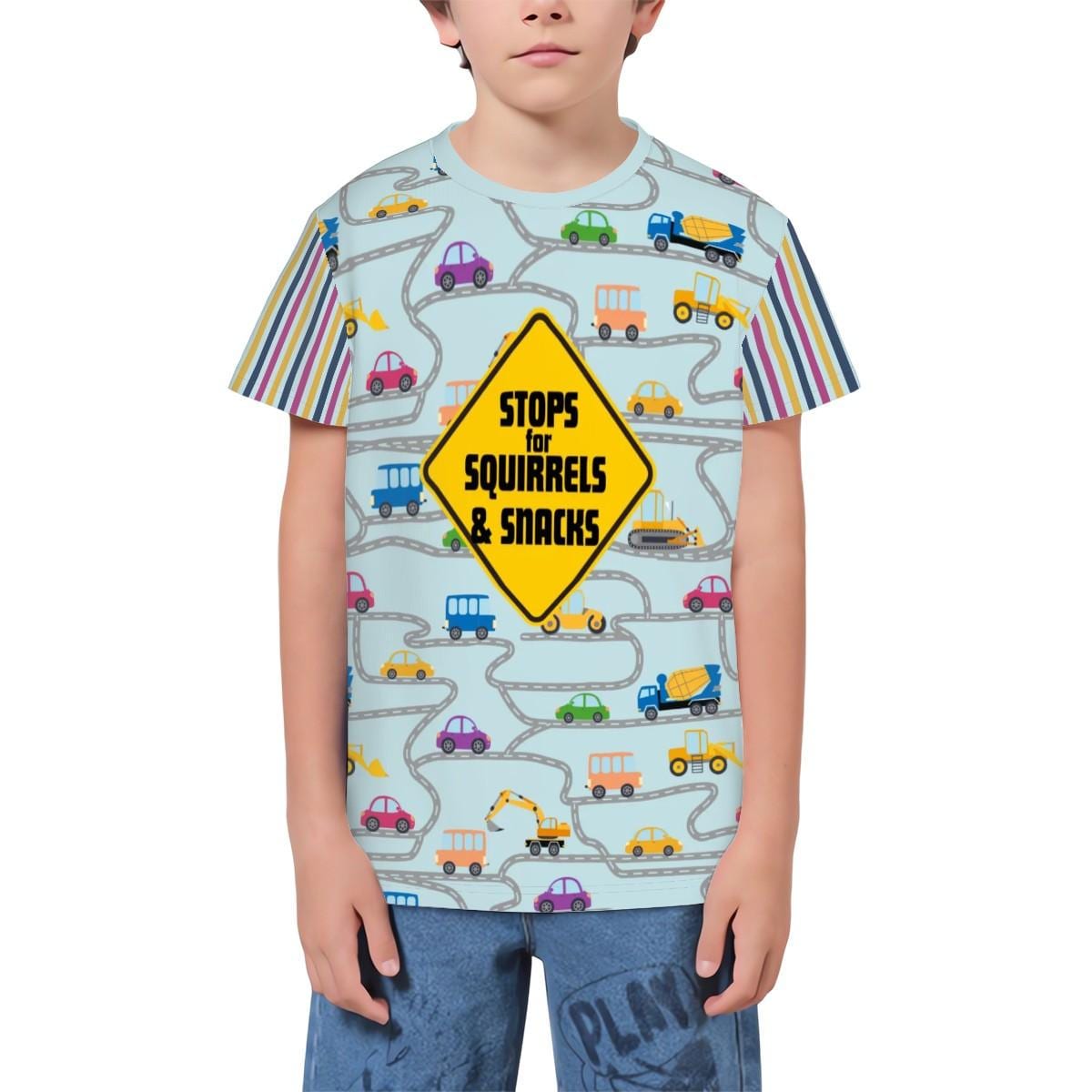 Cute Matching Set for Kids and Dogs, Fun Car Theme Kids T-Shirt , school Shirt, road trip fun