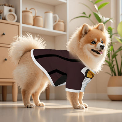 Small Dog Costume - Unique Half Tuxedo Half Wedding Dress Design