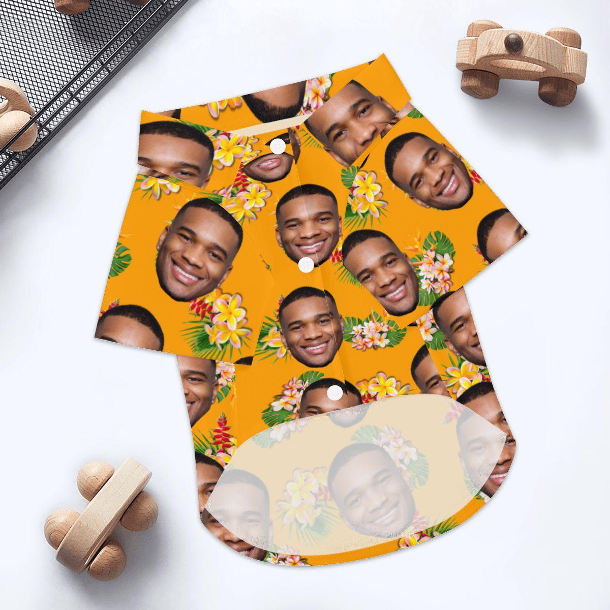 Pet Hawaiian Shirt with his BFF Pictured, For Dog or Cat, Get the Human Matching shirt in the Same Etsy Store, Make a Stylish Statement