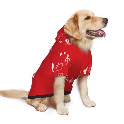 Stylish Taylor Swift Inspired Dog Hoodie ,  87 Taylor's Boyfriend Jersey, Red & White, kelcie and swiftie fans, great christmas gift