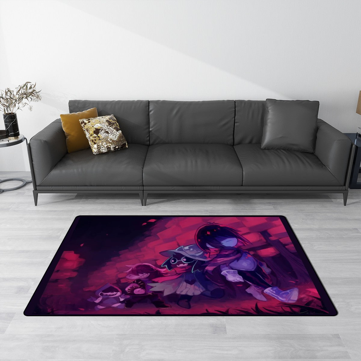 Deltarune-Inspired Rug Decor - Perfect for Gaming Bedroom & Gameroom