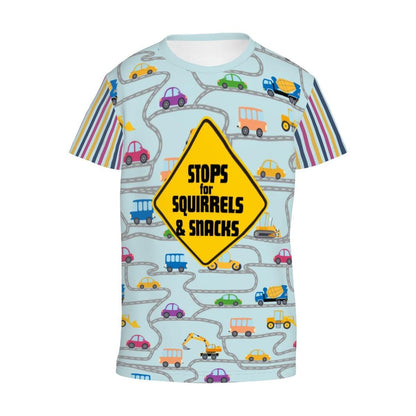 Cute Matching Set for Kids and Dogs, Fun Car Theme Kids T-Shirt , school Shirt, road trip fun