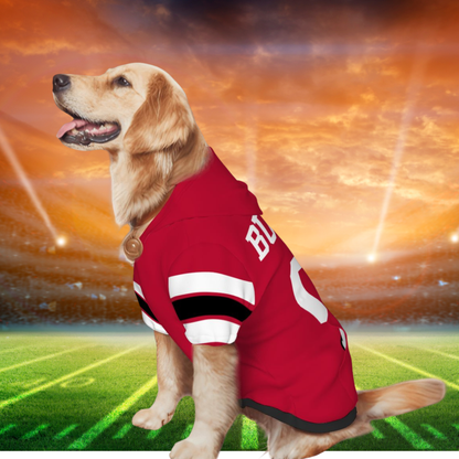 Tailgating Ready Georgia Bulldogs Hoodie for Dogs & Cats - Get Yours Now! Great Outfit for Your Furry BFF, A Must Have