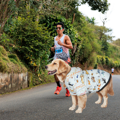 So FUn, Dogs Chasing Cats ,Cats Chasing Mice, then Mice Chasing Cats and , What a Fun Fashionable Style for Your Daily Run "My Pacesetter has 4 Legs" in Blue