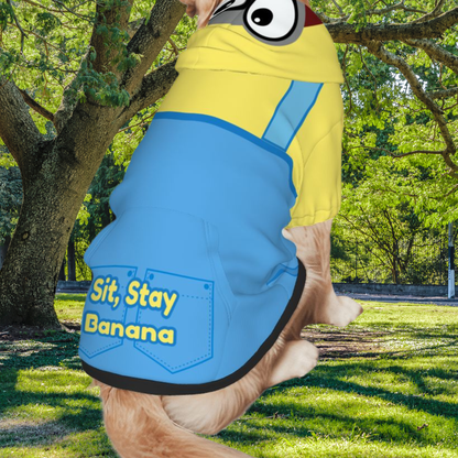 Unique Dog Minion Costume - Handcrafted Pet Outfit for Halloween and Cosplay