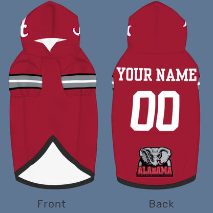 Alabama Crimson Tide Pet Jerseys - Custom Dog & Cat Sports Gear for Tailgating Fun