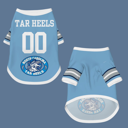 North Carolina Tar Heels Pet Jerseys - Customizable Game Day Gear for Dogs & Cats
