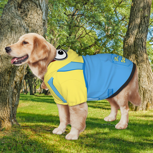 Unique Dog Minion Costume - Handcrafted Pet Outfit for Halloween and Cosplay