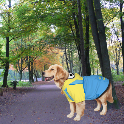 Unique Dog Minion Costume - Handcrafted Pet Outfit for Halloween and Cosplay