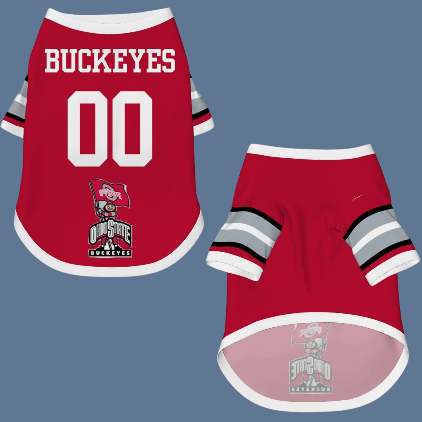 Ready to Show BUCKEYE Pride? Personalized Ohio Buckeyes Sports Jerseys for Pets - Dogs & Cats, Game Day Favorite & Tailgating Gem