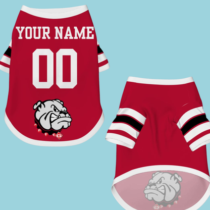Georgia Bulldogs Jersey Dog Cat Hoodie - Perfect for Tailgating, Buy One Today!