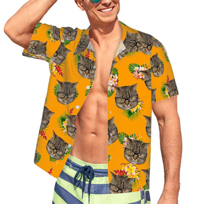 Pet Hawaiian Shirt with his BFF Pictured, For Dog or Cat, Get the Human Matching shirt in the Same Etsy Store, Make a Stylish Statement