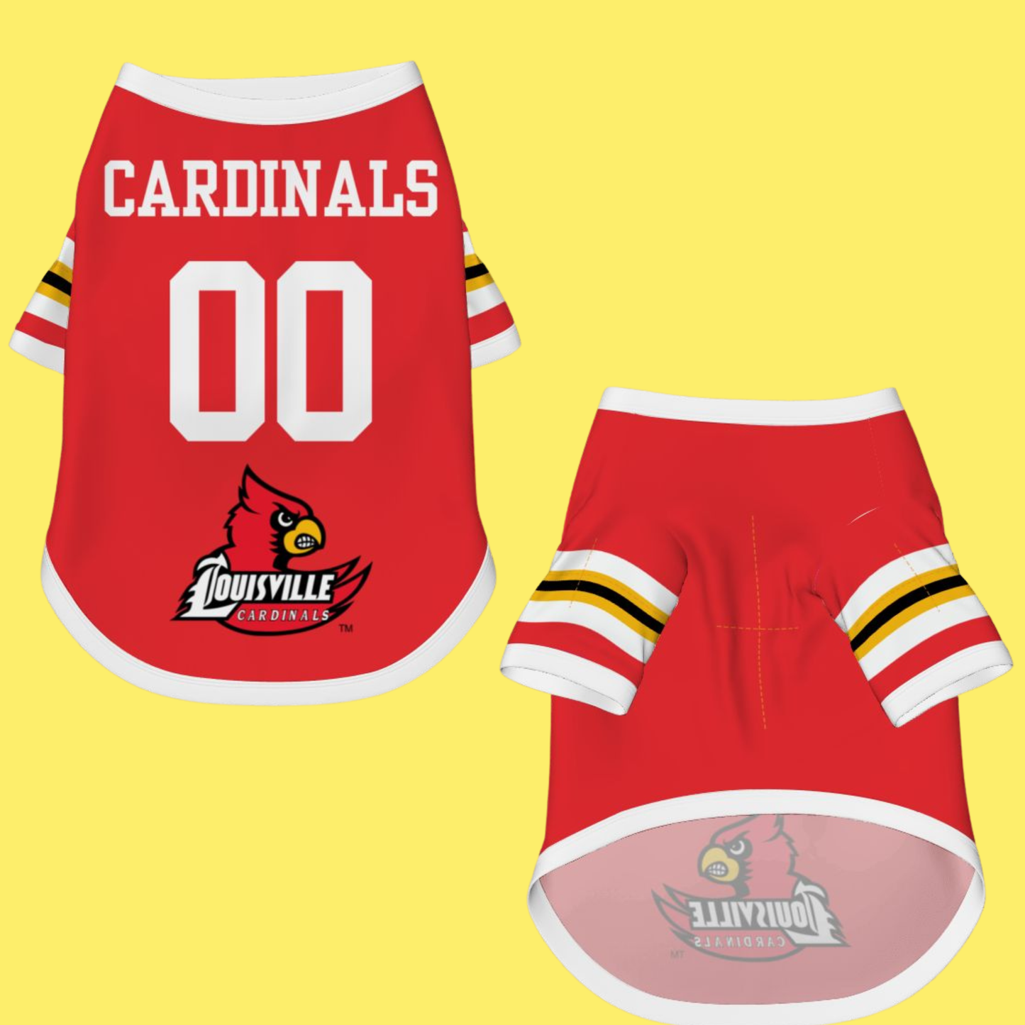 University of Louisville Cardinals Dog & Cat Hoodie, CARDINALS Jersey Or Personalize for Your BFF, Wear to Tailgating and Sporting Events