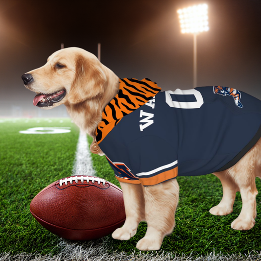 Tiger Team Medium and Large Dog Hoodies, Auburn Football Fans Collection, War Eagle Fans, Auburn Fan Fashion, A Must Have Shirt for Your Tailgating Bestie