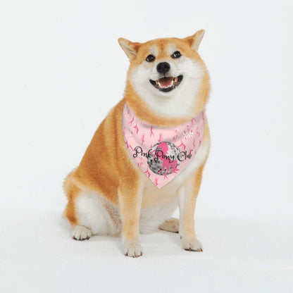 Chappell Roan Pink Pony Club Dog & Cat Bandana - Pet Celebration Accessory