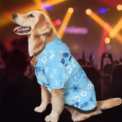 Funny Dog Hoodie for Hanukkah, HolidayUgly Sweater Design, Current Mood: Fry Day, Perfect Hanukkah Present