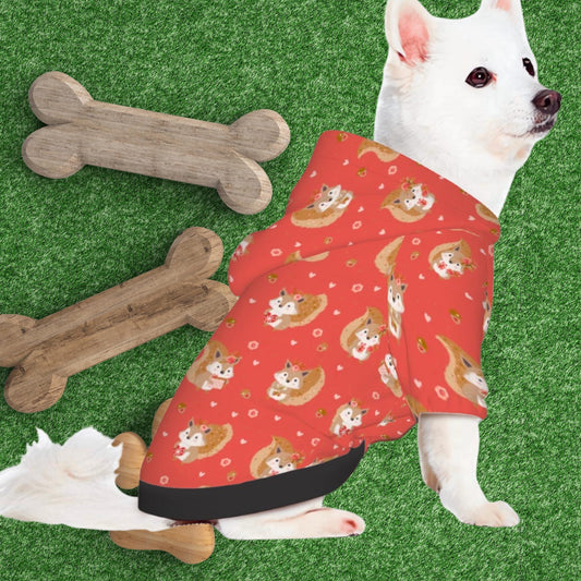 Pretty Girl Squirrel Sweater, Small Dog Hoodie Pet Clothes, Fashionable Dog Clothes to wear to the Shop or the Dog Park, Fathers day gift