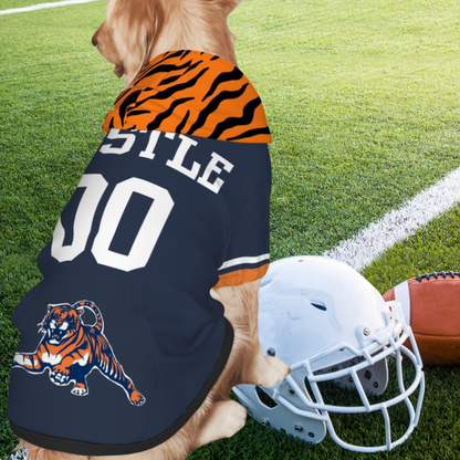 Tiger Team Medium and Large Dog Hoodies, Auburn Football Fans Collection, War Eagle Fans, Auburn Fan Fashion, A Must Have Shirt for Your Tailgating Bestie