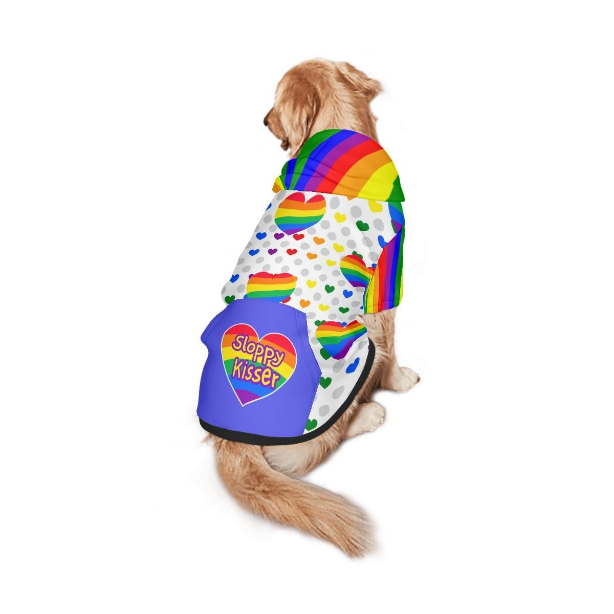 Celebrate Diversity with Pride Dog Hoodie, LGBTQ Pet Clothing, Sizes S - XXL, Great Gift for Pet Parents, gift for dog mom