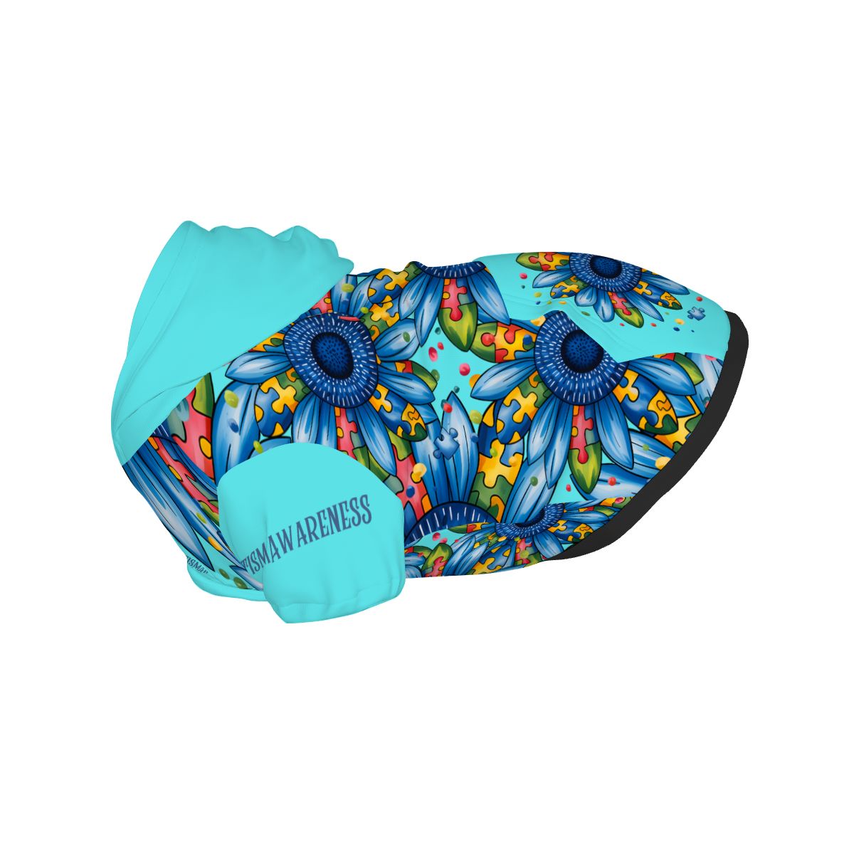 Cute Autism Awareness Pet Hoodie & Mom Tee - Matching Set in Autism Blue