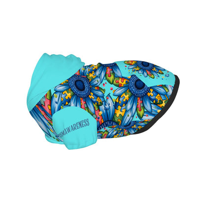 Cute Autism Awareness Pet Hoodie & Mom Tee - Matching Set in Autism Blue
