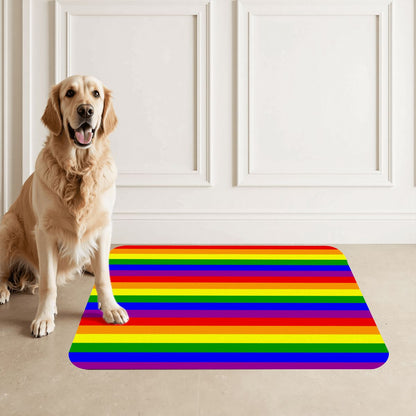 Pride Dog & Cat Feeding Mat - Stylish Placemat to Protect Your Floor