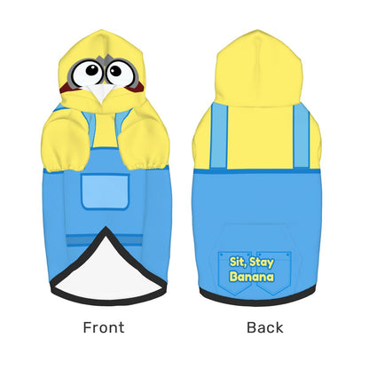 Unique Dog Minion Costume - Handcrafted Pet Outfit for Halloween and Cosplay
