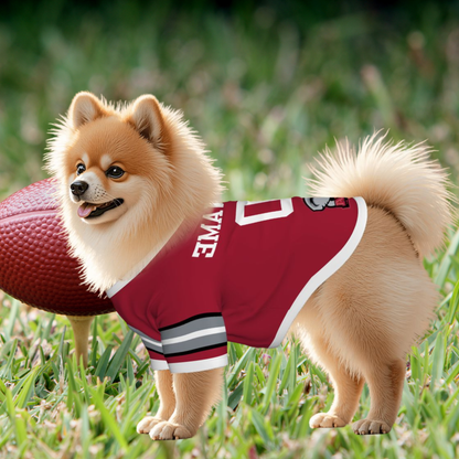 Game Day Pet Jerseys - Personalized Alabama Crimson Tide Gear for Dogs and Cats