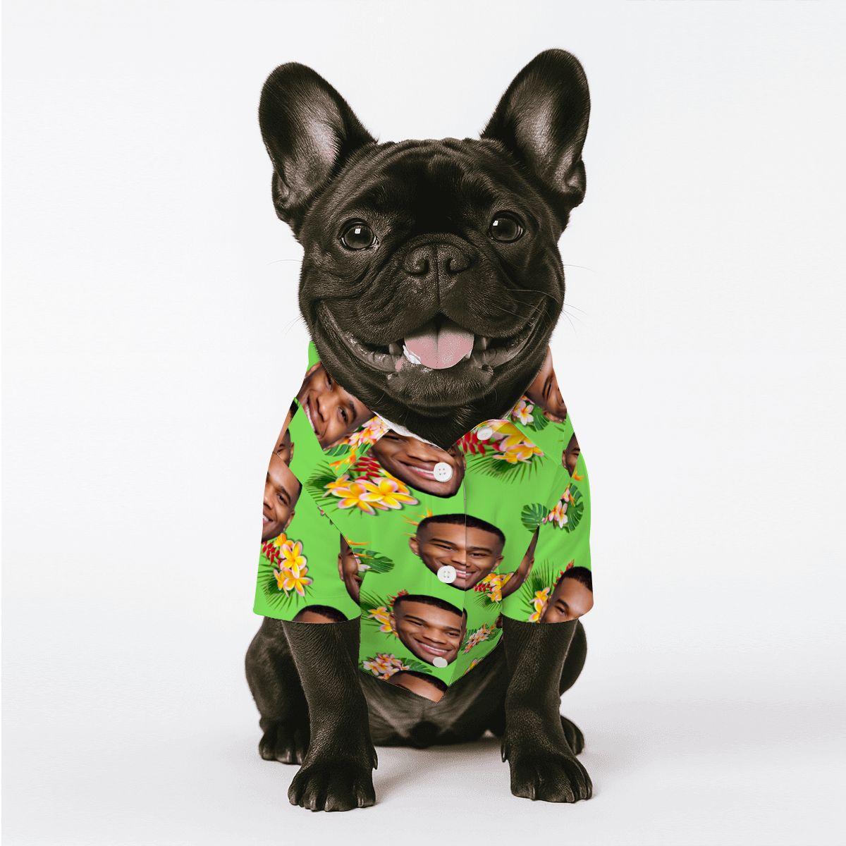 Matching Hawaiian Outfits for Pet and Human Best Friend - Shirt for Dog or Cat to show fashion while matching BFF Human, Mom or Dad