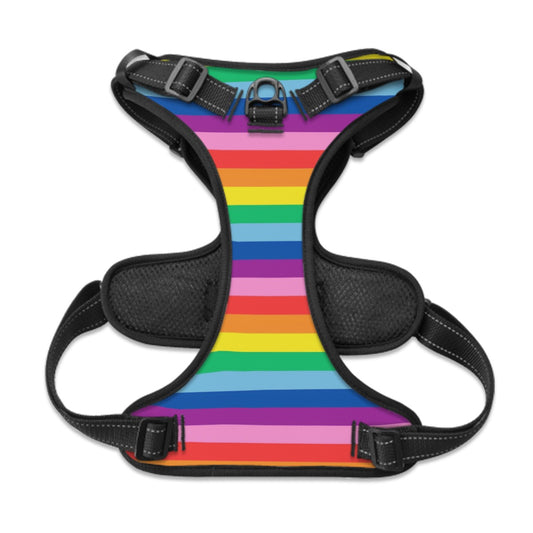 Pride Theme Dog Walking Harness | Original Pride Flag for Small to Large Dogs