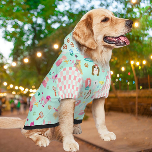 Funny Dog Hair Hoodie - Pet Parent Apparel - Dog Lover Gift, Dog Haor Dont Care Grooming Hoodie,  Fashionable Dog Apparel