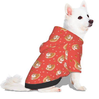 Pretty Girl Squirrel Sweater, Small Dog Hoodie Pet Clothes, Fashionable Dog Clothes to wear to the Shop or the Dog Park, Fathers day gift