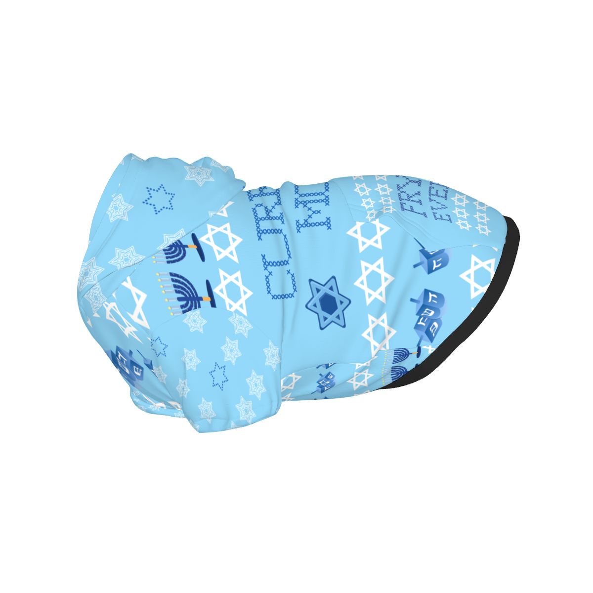 Funny Dog Hoodie for Hanukkah, HolidayUgly Sweater Design, Current Mood: Fry Day, Perfect Hanukkah Present