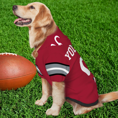 Alabama Crimson Tide Pet Jerseys - Custom Dog & Cat Sports Gear for Tailgating Fun
