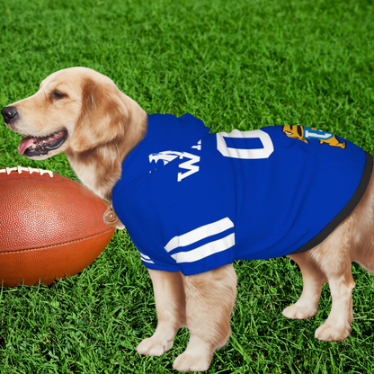 Bleed Blue? Dog Hoodie for Wildcats Fans - Personalized Jersey for Tailgating Fun, UK Wildcats, Your Furry BFF Needs a Jersey Too