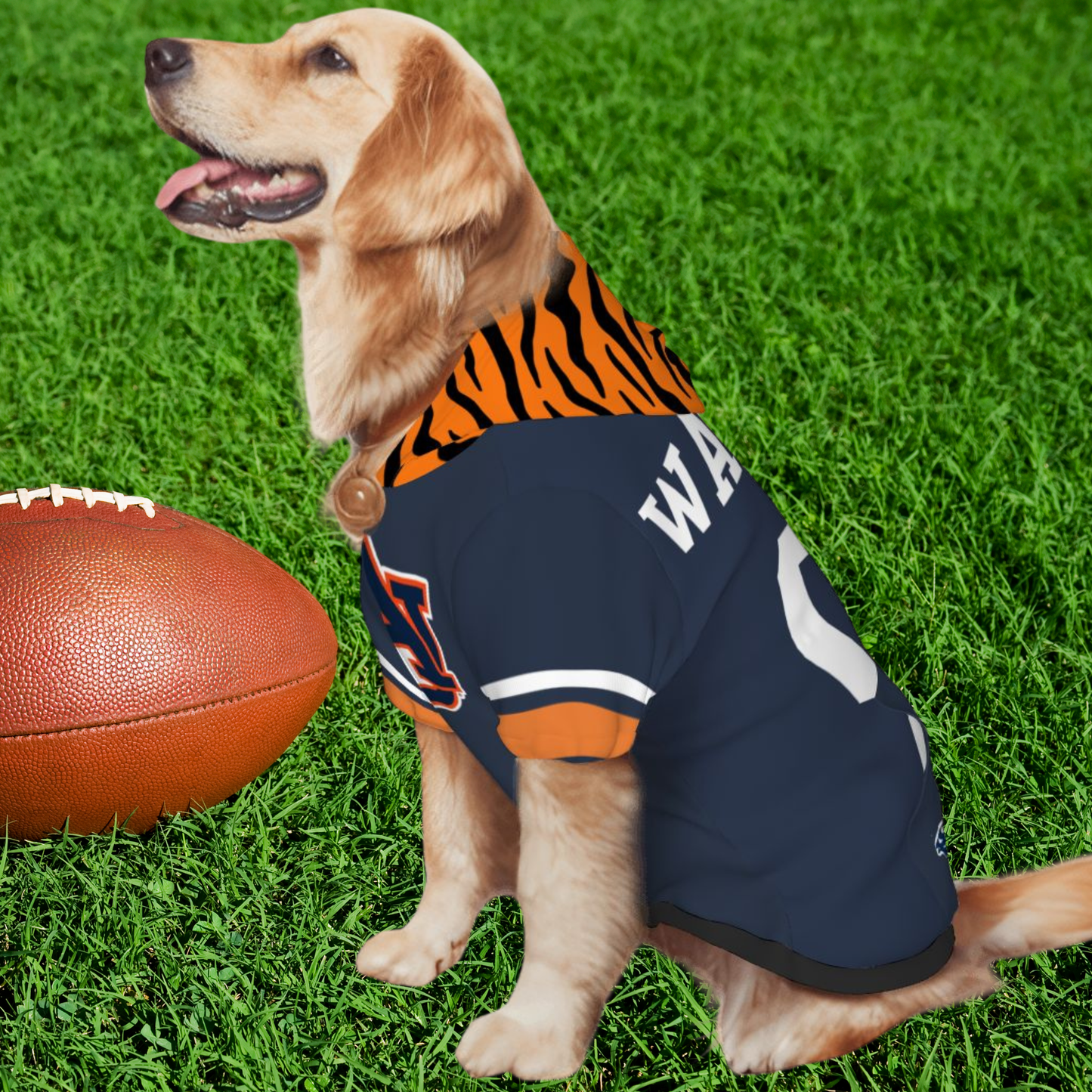 Tiger Team Medium and Large Dog Hoodies, Auburn Football Fans Collection, War Eagle Fans, Auburn Fan Fashion, A Must Have Shirt for Your Tailgating Bestie