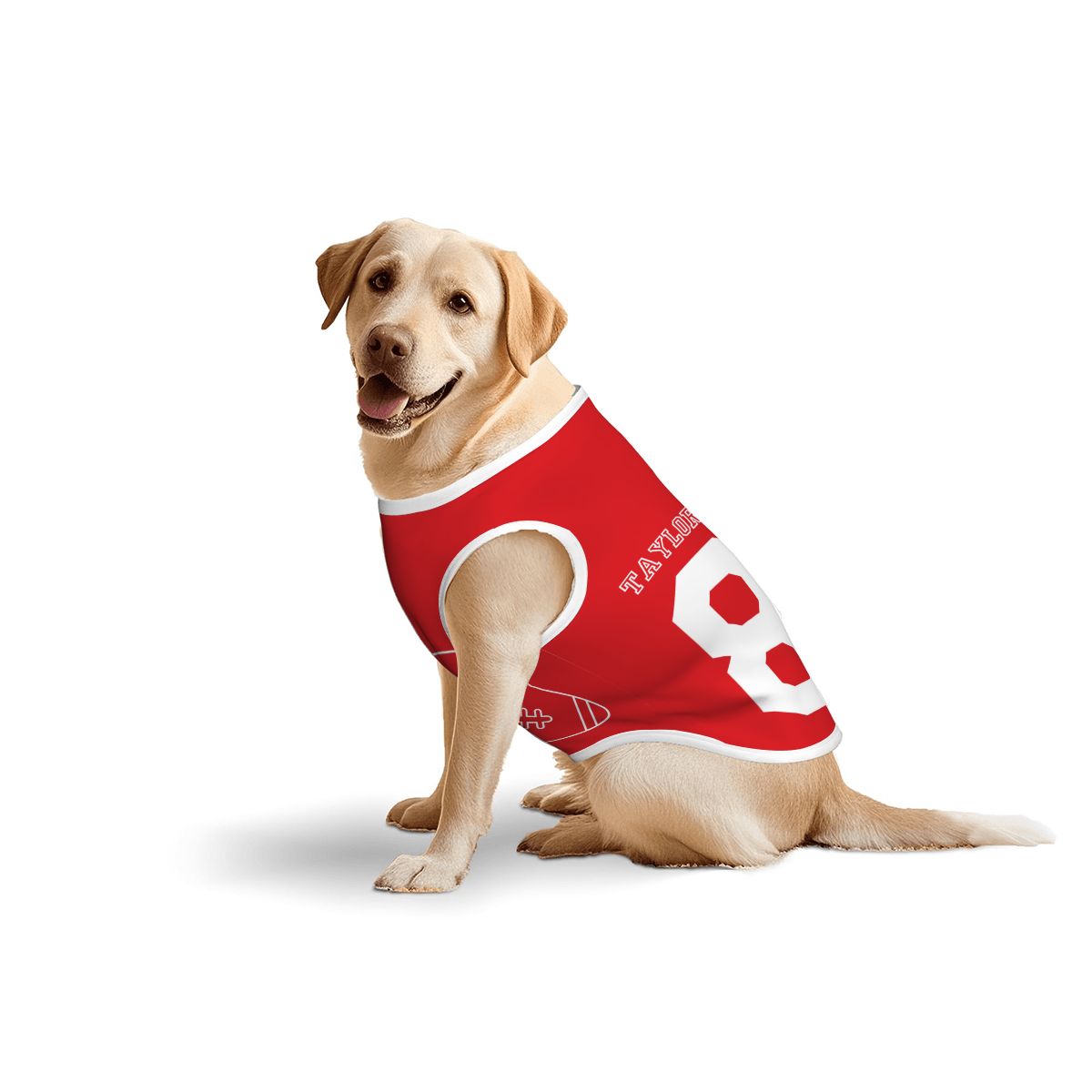 Kelcie's Taylor Swift Inspired Dog Shirt , Football Kelcie Swift Fan Jersey for Taylor's Boyfriend Lovers 87