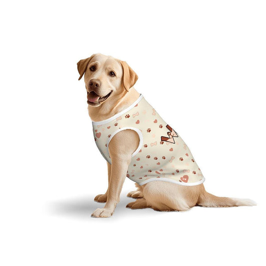 Puppy Love Tank Top - I Woof You Dog Shirt, Stylish Dog Top, Show Your Love, Tank Top to Wear out in the Summer,