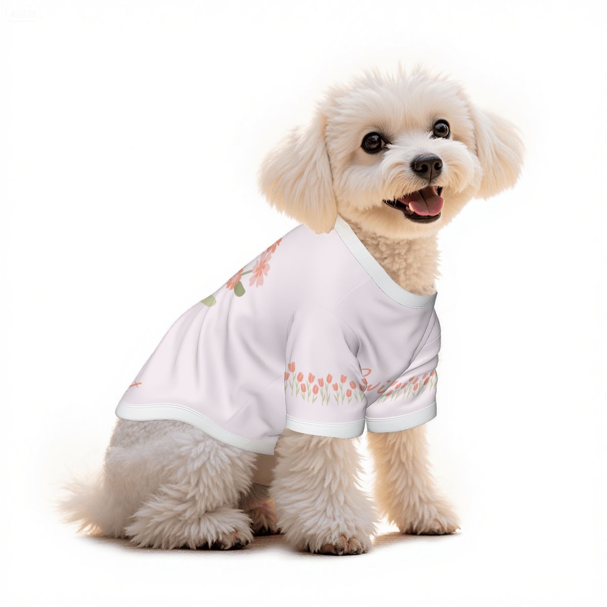 Taylor Swift Showgirl Album Inspired Dog T-Shirt, Thank You for the Flower Bouquet, cute flower Bouquet t-shirt