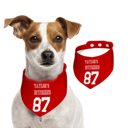 Taylor Swift and Travus Kelsey Inspired 'Taylor's Boyfriend' Jersey Bandana, Show Your Love, FanArt