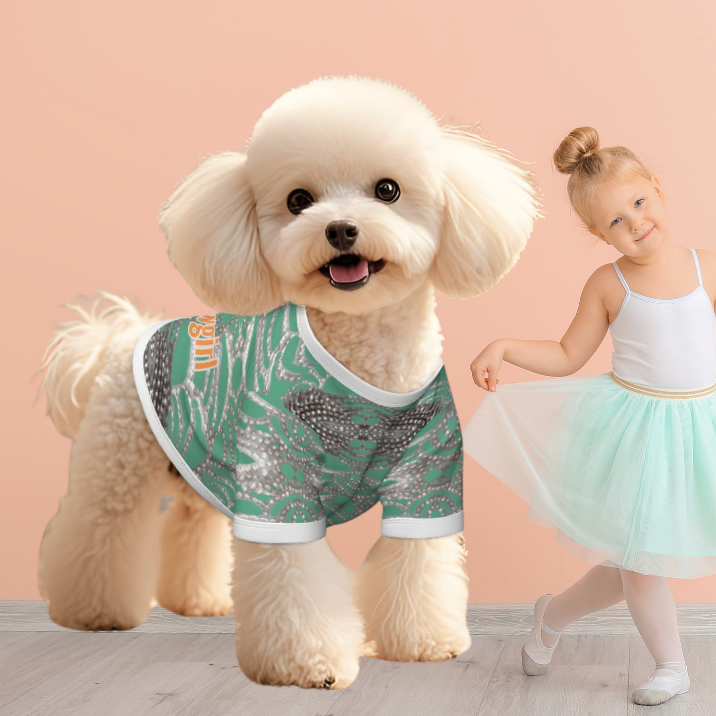 Showgirl Costume Dog Shirt, Taylor Swift Inspired Blingy Rhinestone Design, Your Dog is on Stage Everyday With this Design