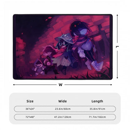 Deltarune-Inspired Rug Decor - Perfect for Gaming Bedroom & Gameroom