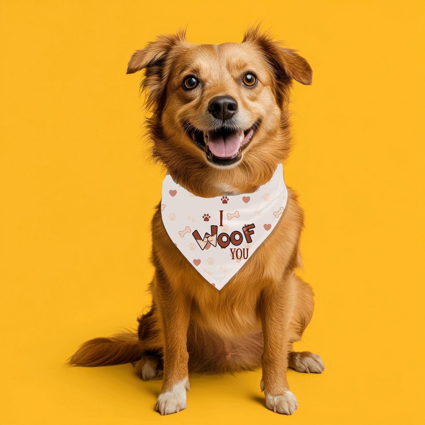 Bark in Style: Fun Bandana for Your Stylish Pup! Can’t Have Nice Things, I Woof You, Reversible Dog Bandana, Fun Bandana for Small Dogs,