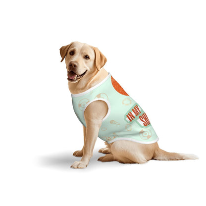 My Showgirl Era Dog Tank Top - Taylor Swift Inspired - Trendy Green & Orange Pet Wear